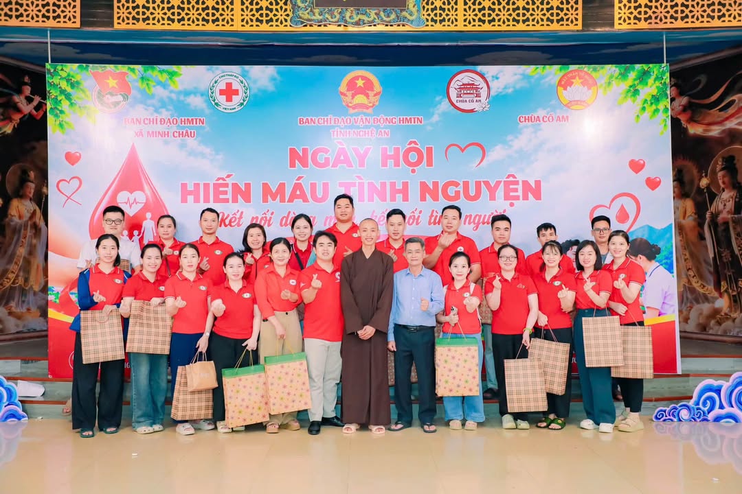 Hiến máu tại chùa cổ am – trao giọt hồng, gieo yêu thương ❤️